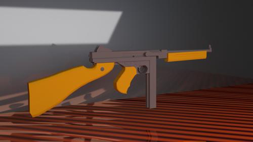 low poly thompson preview image
